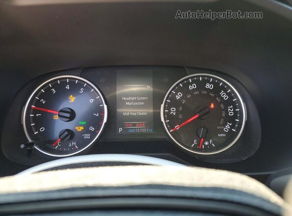 2T3P1RFV4KC032369 2019 TOYOTA RAV4 Gray Instrument cluster view