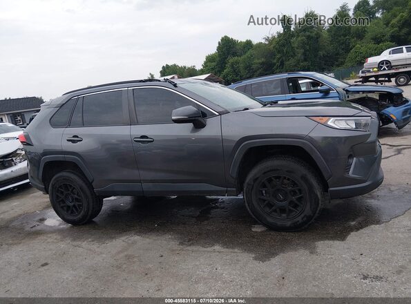 2T3P1RFV4KC052119 2019 TOYOTA RAV4 Pewter Вид задньої частини салону