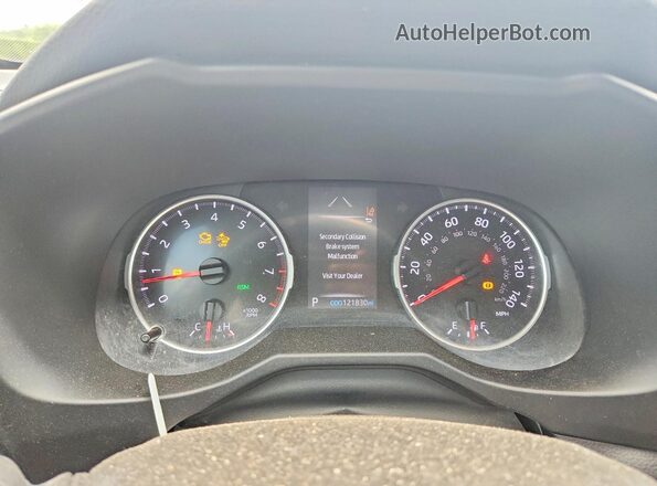 2T3P1RFV4MC192108 2021 TOYOTA RAV4 Gray Вид щитка приладів