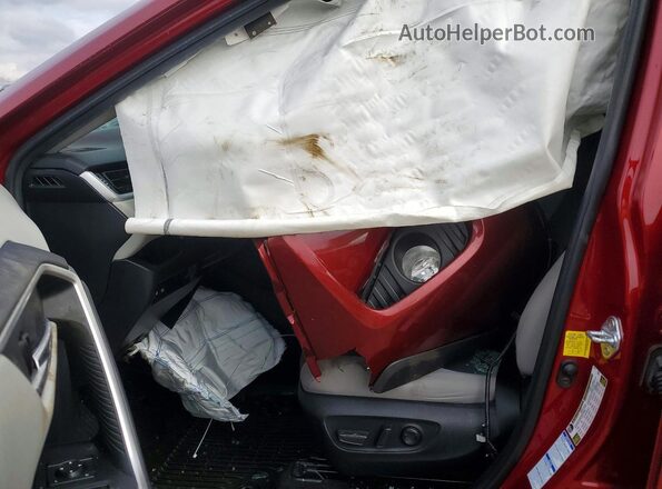 2T3P1RFV4MW198182 2021 TOYOTA RAV4 Red Вид салону спереду