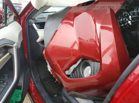2T3P1RFV4MW198182 2021 TOYOTA RAV4 Red Вид панелі приладів