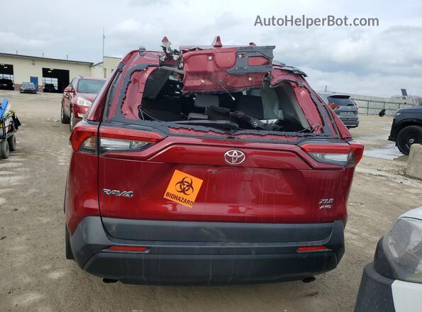 2T3P1RFV4MW198182 2021 TOYOTA RAV4 Red Вид ззаду