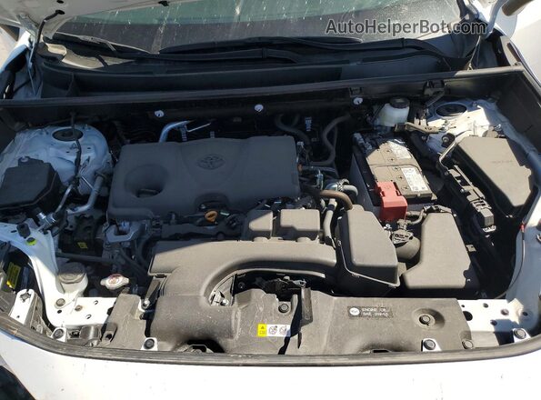 2T3P1RFV4SC541975 2025 TOYOTA RAV4 White ძრავის განყოფილების ხედი