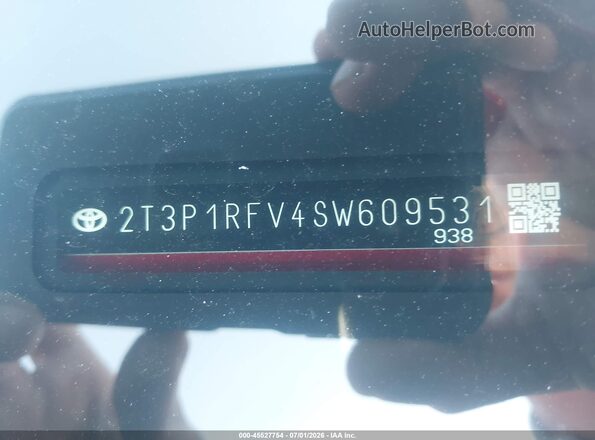2T3P1RFV4SW609531 2025 TOYOTA RAV4 Red Widok komory silnika