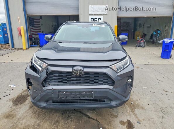 2T3P1RFV5KC023972 2019 TOYOTA RAV4 Black Вид спереду