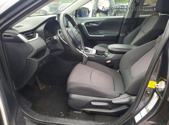 2T3P1RFV5KC023972 2019 TOYOTA RAV4 Black Вид салону спереду