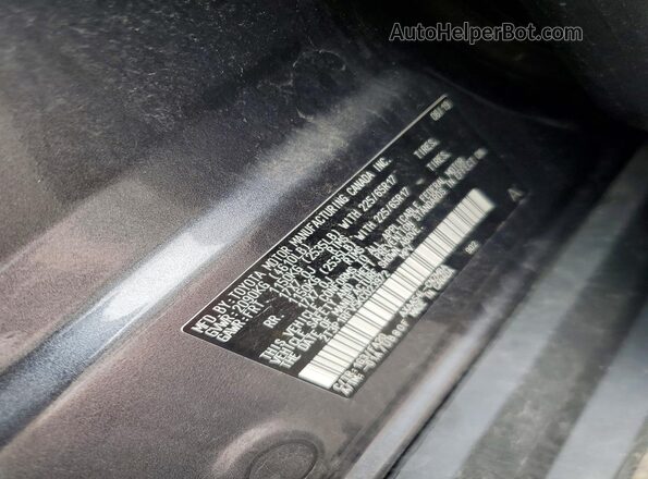2T3P1RFV5KC023972 2019 TOYOTA RAV4 Black Панорамний вид салону 360°
