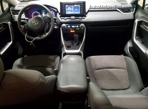 2T3P1RFV5KC048676 2019 TOYOTA RAV4 Gray Widok deski rozdzielczej
