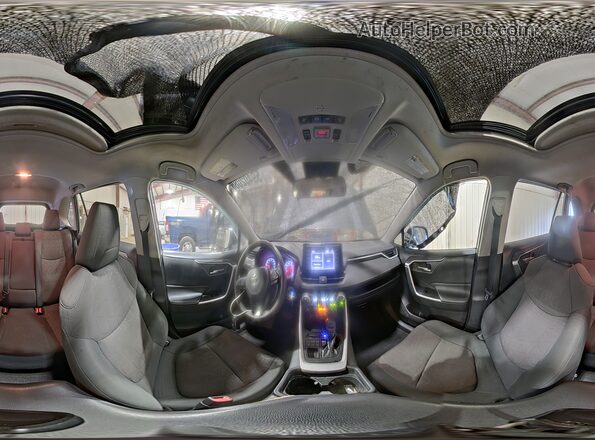 2T3P1RFV5KC048676 2019 TOYOTA RAV4 Gray Widok wnętrza 360 stopni