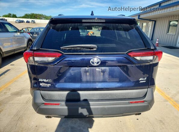 2T3P1RFV5KW043525 2019 TOYOTA RAV4 Blue უკანა ხედი