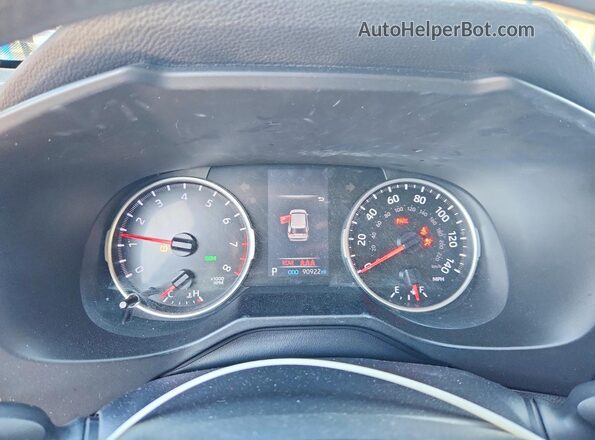 2T3P1RFV5KW043525 2019 TOYOTA RAV4 Blue ხელსაწყოთა პანელის ხედი