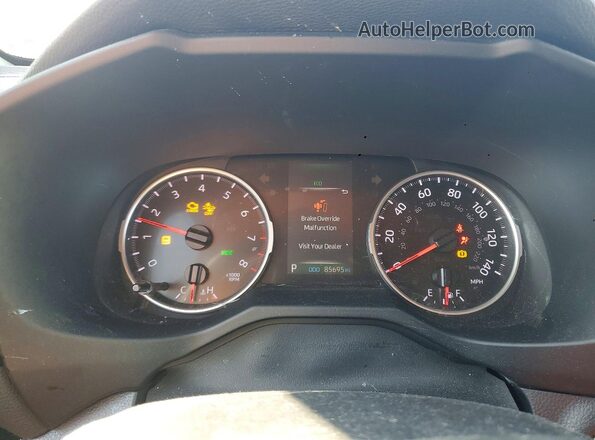 2T3P1RFV5LC118355 2020 TOYOTA RAV4 Black Instrument cluster view