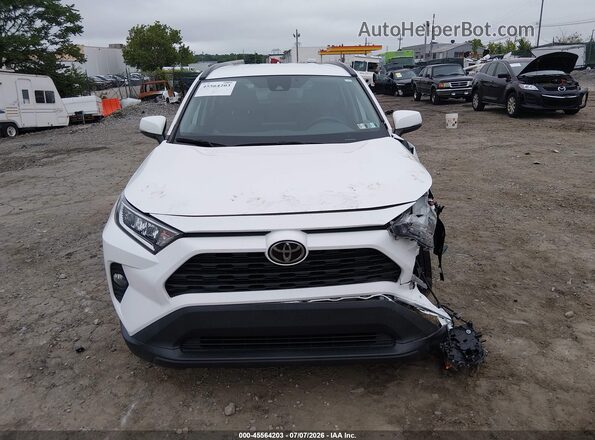 2T3P1RFV5MC244801 2021 TOYOTA RAV4 White Instrument cluster view