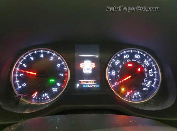 2T3P1RFV5MW152523 2021 TOYOTA RAV4 Blue Widok zestawu wskaźników
