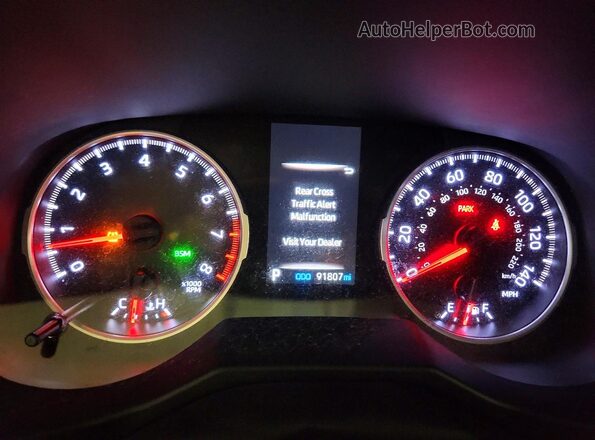 2T3P1RFV5MW158046 2021 TOYOTA RAV4 Black Вид щитка приладів