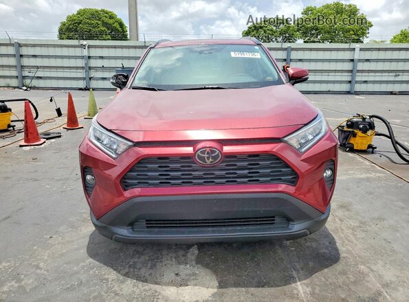 2T3P1RFV5MW197963 2021 TOYOTA RAV4 Red წინა ხედი
