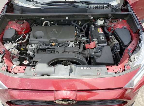 2T3P1RFV5MW197963 2021 TOYOTA RAV4 Red ძრავის განყოფილების ხედი