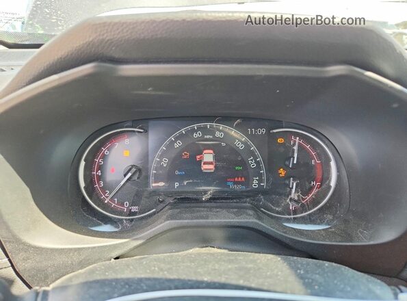 2T3P1RFV5PW369056 2023 TOYOTA RAV4 Black Widok zestawu wskaźników