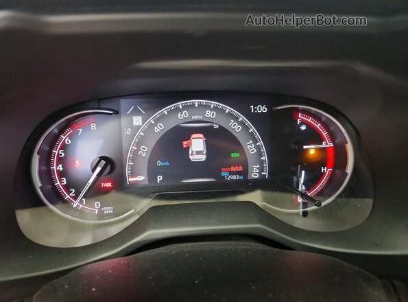2T3P1RFV5RC426912 2024 TOYOTA RAV4 White Вид щитка приладів