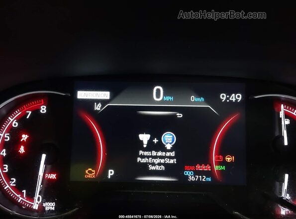 2T3P1RFV5RW418873 2024 TOYOTA RAV4 Red Հետևի նստատեղերի տեսք