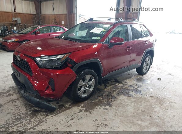 2T3P1RFV5RW418873 2024 TOYOTA RAV4 Red Առջևի ձախ երեք քառորդ տեսարան
