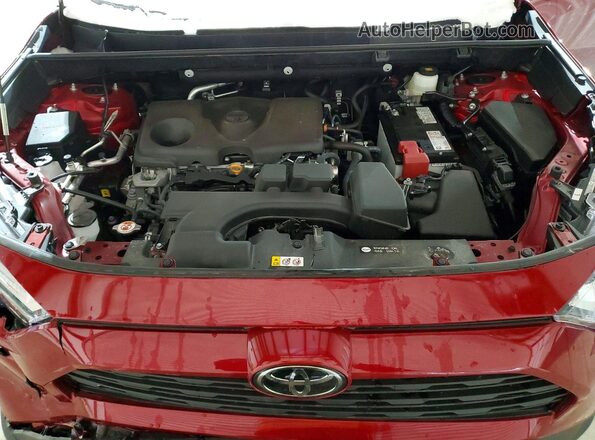 2T3P1RFV5SW510927 2025 TOYOTA RAV4 Red ძრავის განყოფილების ხედი