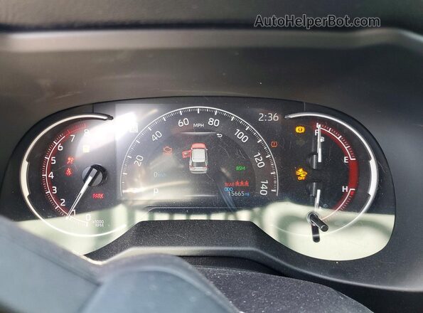 2T3P1RFV5SW511642 2025 TOYOTA RAV4 Белый Вид щитка приборов