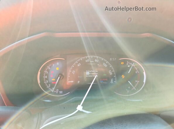 2T3P1RFV5SW539344 2025 TOYOTA RAV4 Black Instrument cluster view