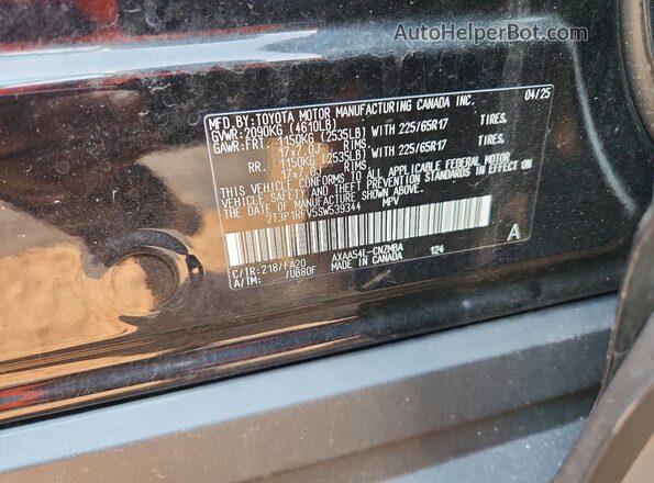 2T3P1RFV5SW539344 2025 TOYOTA RAV4 Black 360 interior view