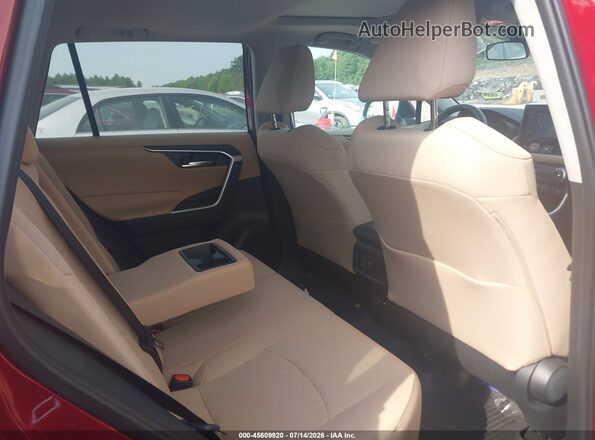 2T3P1RFV6MW181691 2021 TOYOTA RAV4 Red Vista de la etiqueta del VIN