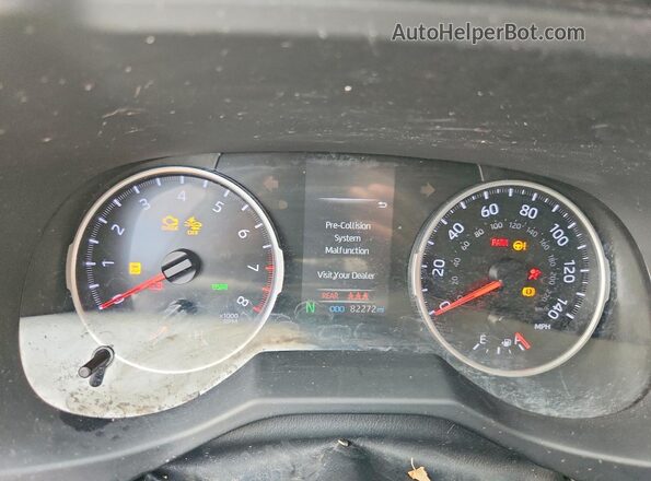 2T3P1RFV6MW214253 2021 TOYOTA RAV4 Gray Սարքավորումների վահանակի տեսք