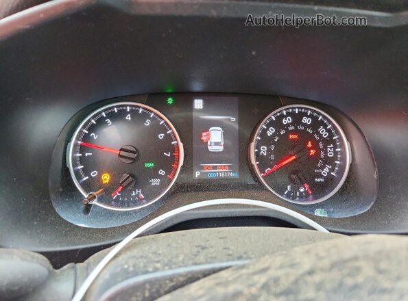 2T3P1RFV6MW243915 2021 TOYOTA RAV4 Blue Widok zestawu wskaźników
