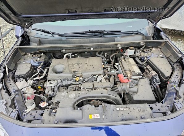 2T3P1RFV6MW243915 2021 TOYOTA RAV4 Blue Widok komory silnika