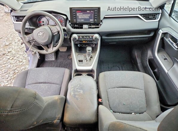 2T3P1RFV6MW243915 2021 TOYOTA RAV4 Blue Widok deski rozdzielczej