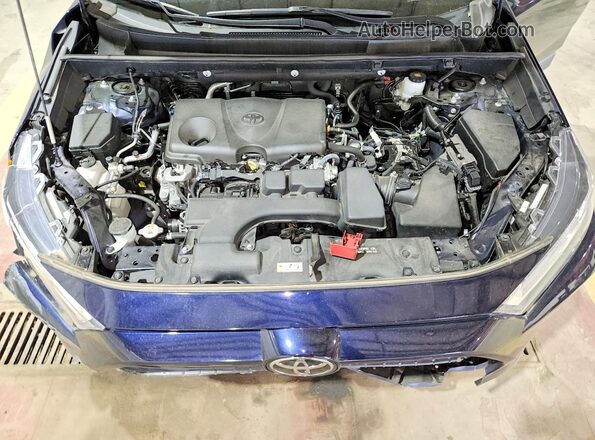 2T3P1RFV6NW269576 2022 TOYOTA RAV4 Blue Вид підкапотного простору