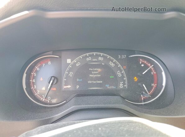 2T3P1RFV6PC341669 2023 TOYOTA RAV4 Gray Widok zestawu wskaźników