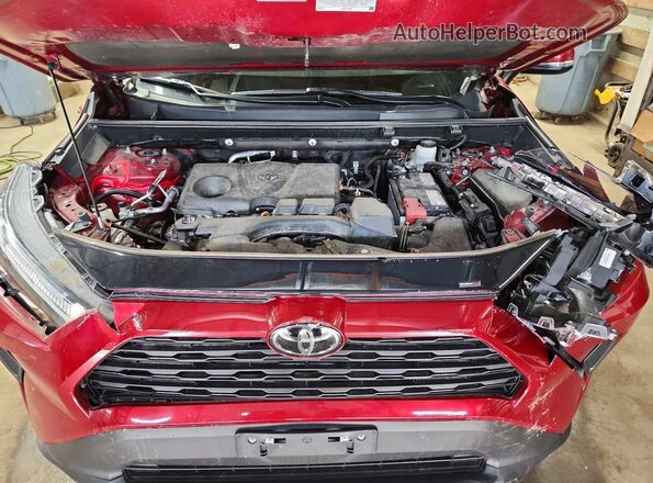 2T3P1RFV6PW335451 2023 TOYOTA RAV4 Бордовый Вид подкапотного пространства