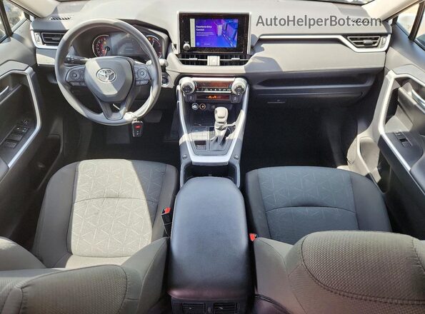 2T3P1RFV6SW502139 2025 TOYOTA RAV4 White Dashboard view