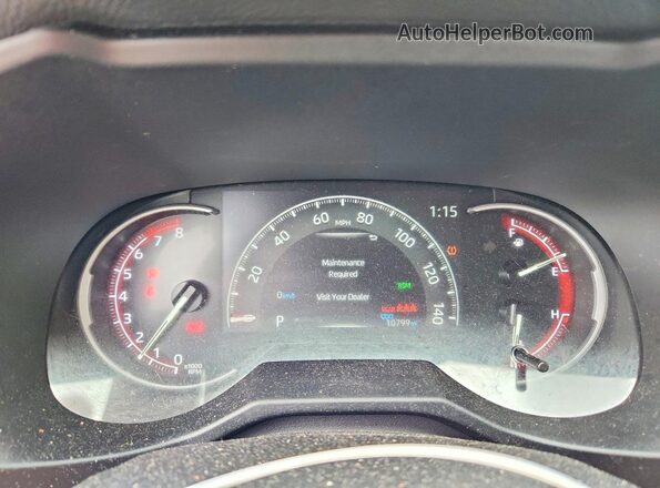 2T3P1RFV6SW625794 2025 TOYOTA RAV4 Gray ხელსაწყოთა პანელის ხედი