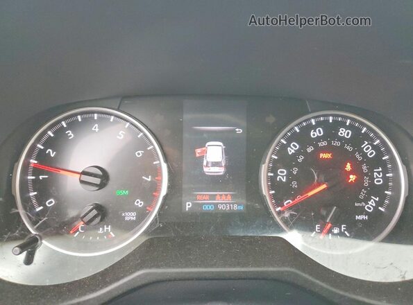 2T3P1RFV7MW144116 2021 TOYOTA RAV4 Серый Вид щитка приборов