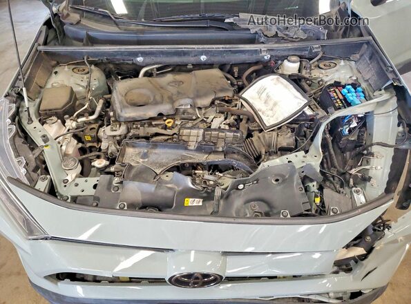 2T3P1RFV7MW209708 2021 TOYOTA RAV4 Gray Vista del compartimento del motor