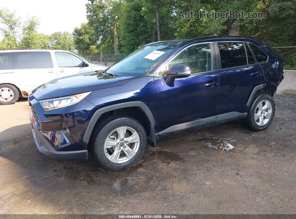 2T3P1RFV7MW215671 2021 TOYOTA RAV4 Blue Vista tres cuartos delantera izquierda