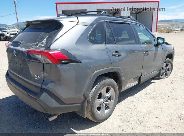 2T3P1RFV7NC262931 2022 TOYOTA RAV4 Gray Задня права чверть
