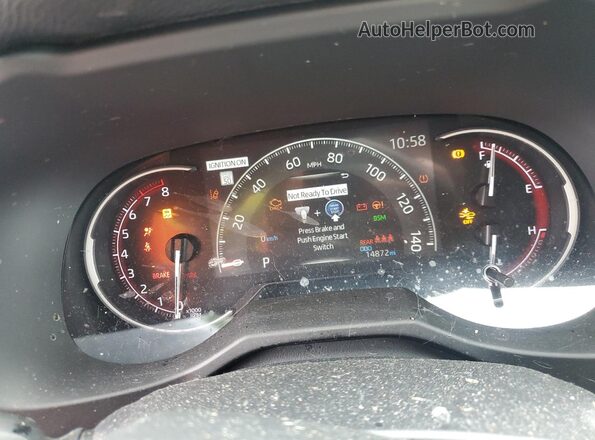 2T3P1RFV7RC440276 2024 TOYOTA RAV4 Gray Widok zestawu wskaźników