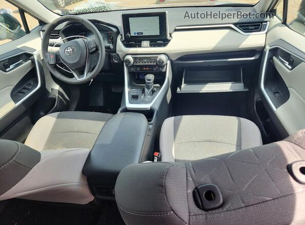 2T3P1RFV7SW610883 2025 TOYOTA RAV4 Blue Вид панелі приладів