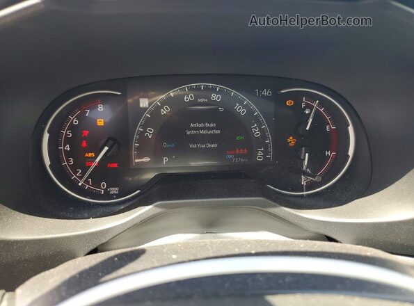 2T3P1RFV7SW610883 2025 TOYOTA RAV4 Blue Вид щитка приладів