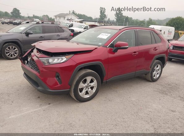 2T3P1RFV8KC059221 2019 TOYOTA RAV4 Red Передня ліва чверть