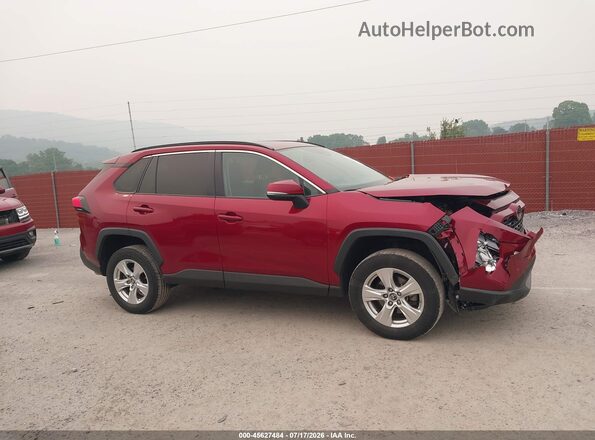 2T3P1RFV8KC059221 2019 TOYOTA RAV4 Red Вид задньої частини салону