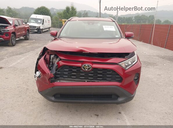 2T3P1RFV8KC059221 2019 TOYOTA RAV4 Red Вид щитка приладів