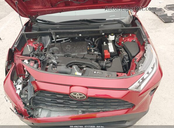 2T3P1RFV8KC059221 2019 TOYOTA RAV4 Red Вид ззаду